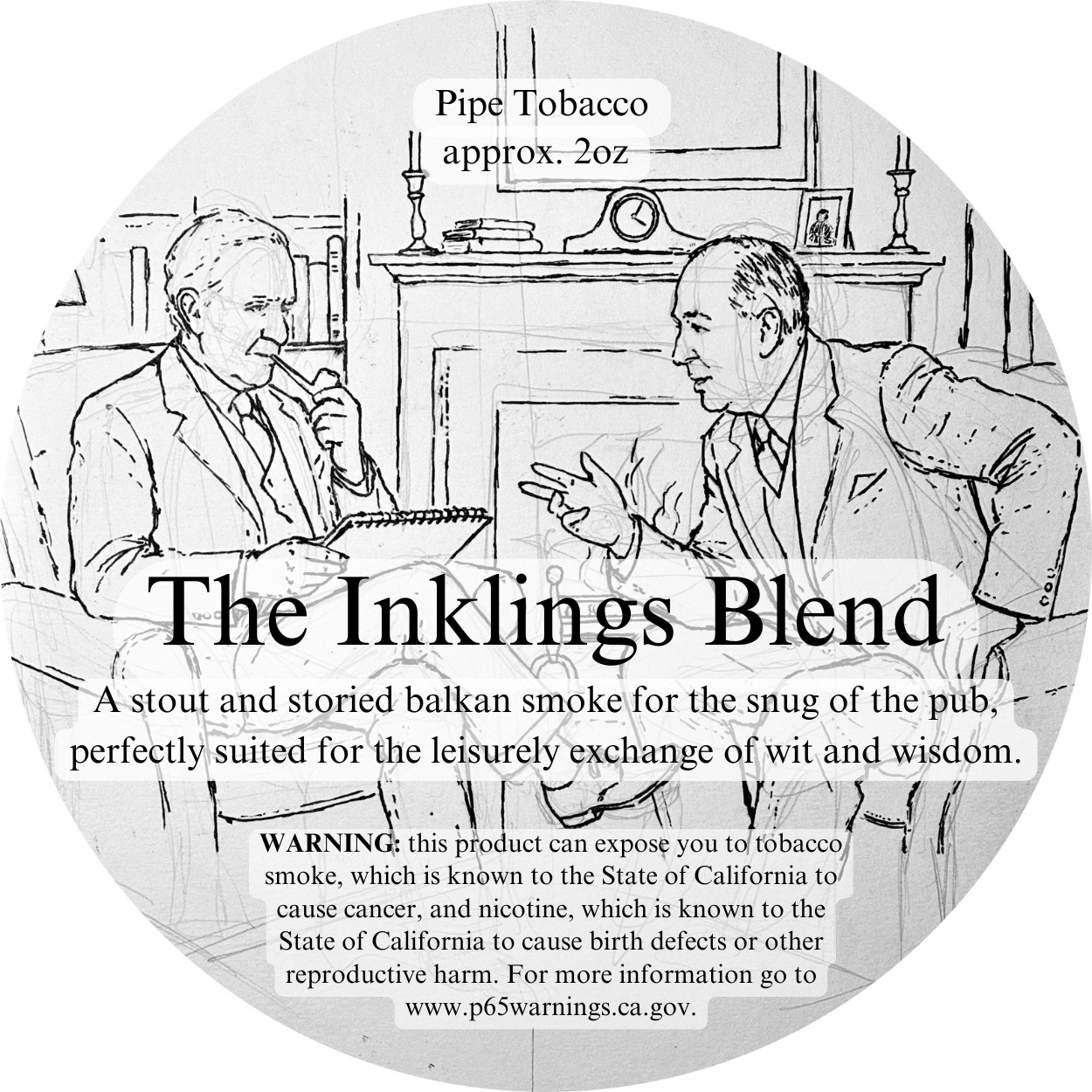 NEW! The Inklings Blend - Balkan Pipe Tobacco - 2oz