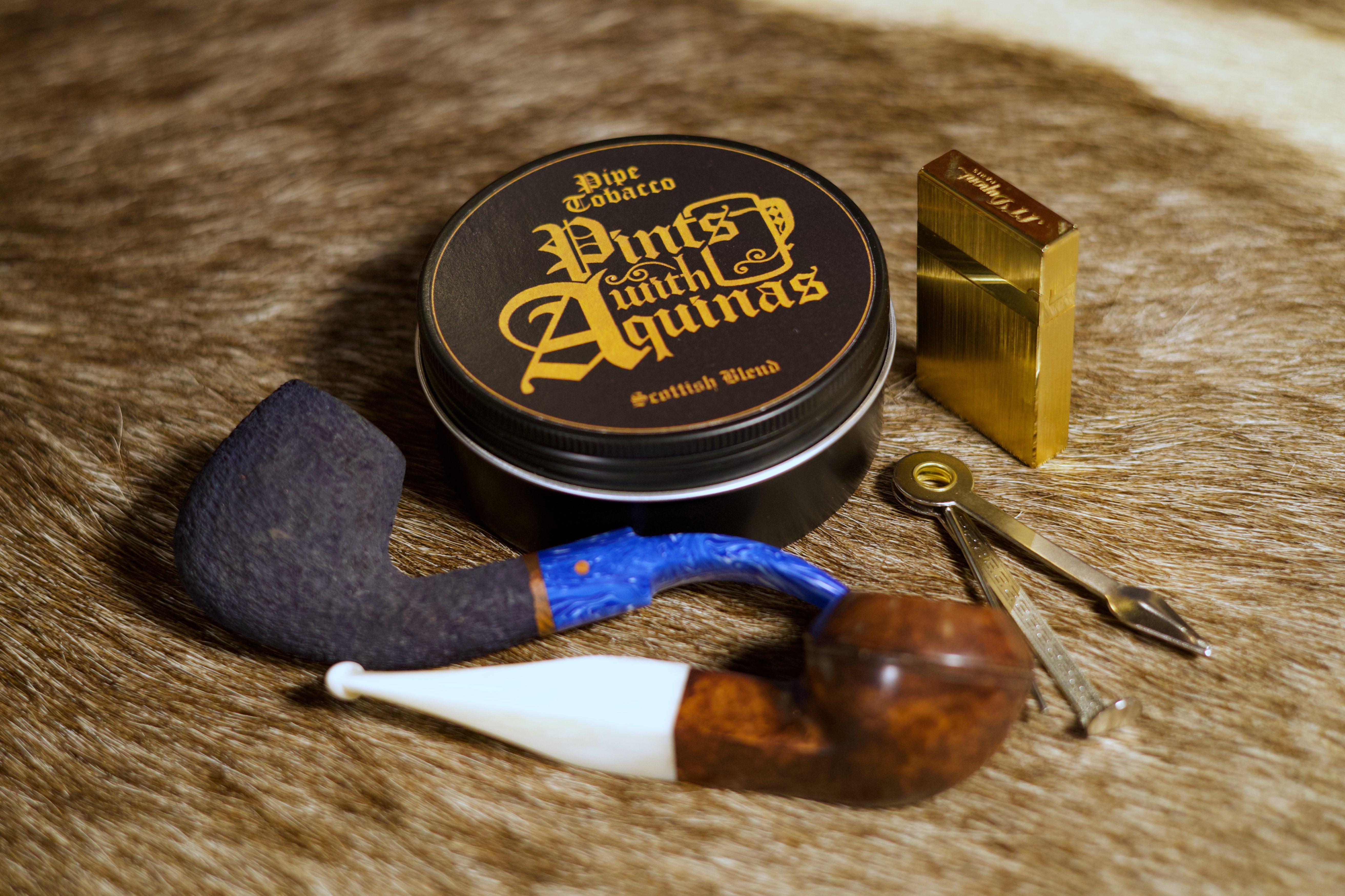Pints with Aquinas Pipe Tobacco - Scottish Blend - 2oz!
