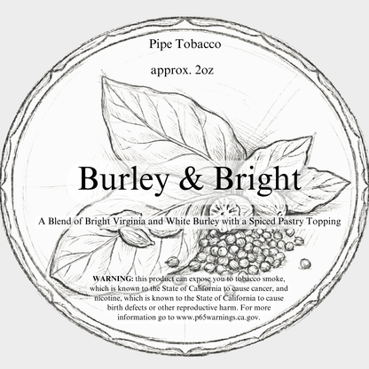 Burley & Bright Pipe Tobacco Blend