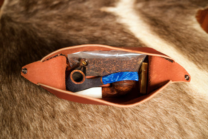 The OréMoose Leather Pipe Pouch