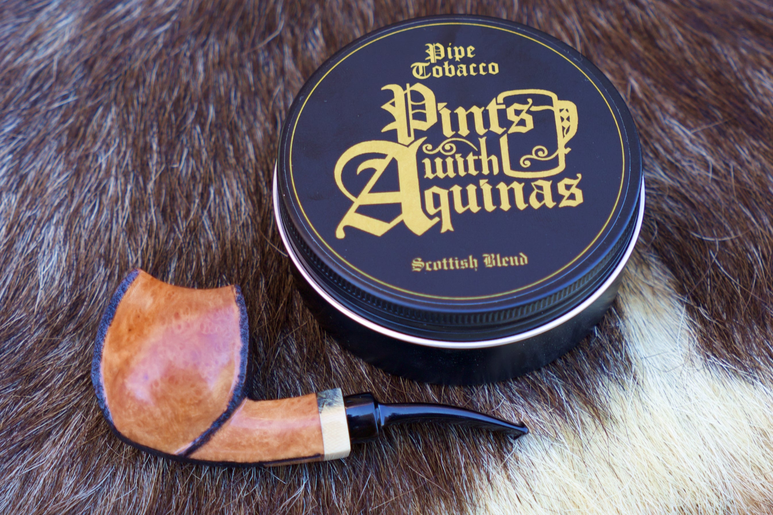 Pints with Aquinas Pipe Tobacco - Scottish Blend - 2oz!